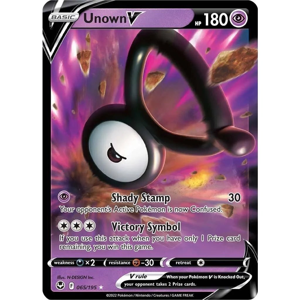 Unown V (065/195) (SWSH12: Silver Tempest) in Malta | LAB7