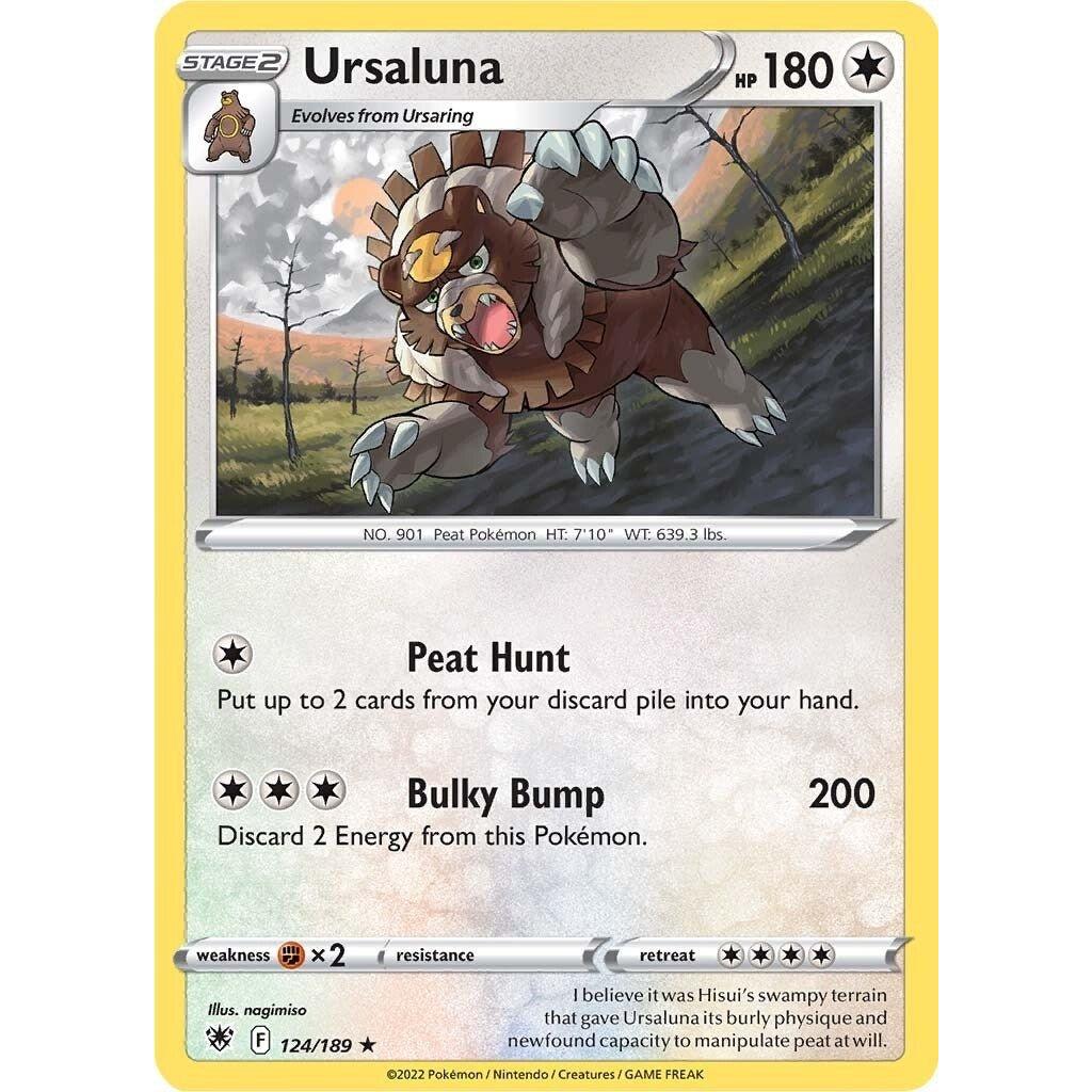 The Pokemon Company Ursaluna (124/189) (SWSH10: Astral Radiance) by LAB7 Malta, Europe