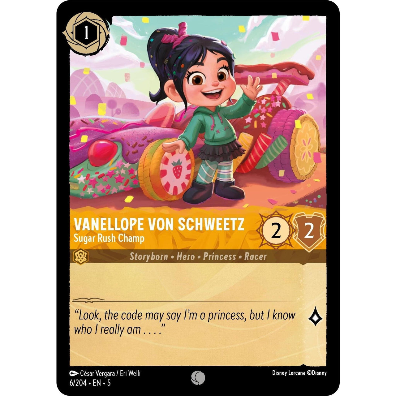 Vanellope von Schweetz - Sugar Rush Champ (6/204) (Shimmering Skies) in Malta | LAB7