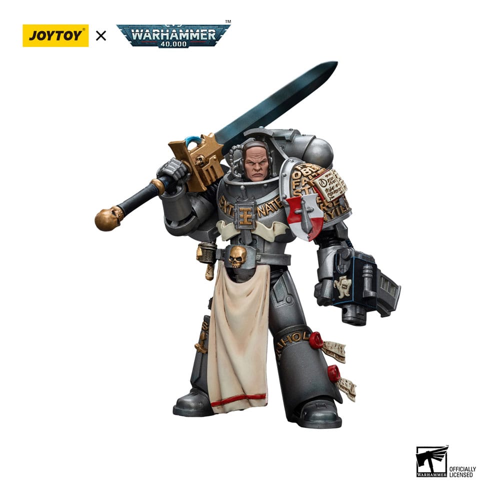 Warhammer 40k Action Figure 1/18 Grey Knights Strike Squad Justicar 12 cm by LAB7 Malta, Europe