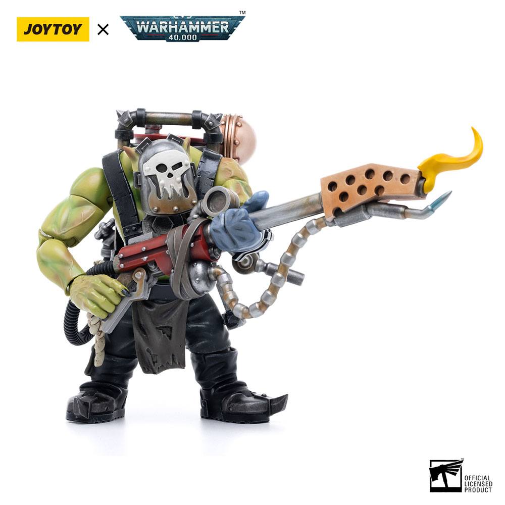 Warhammer 40k Action Figure 1/18 Ork Kommandos Nob Nazbog 13 cm by LAB7 Malta, Europe
