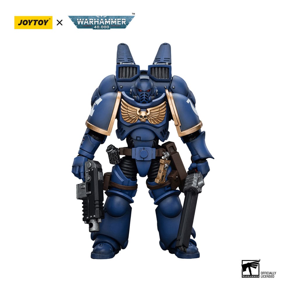 Warhammer 40k Action Figure 1/18 Ultramarines Jump Pack Intercessors Intercessor 1 12 cm by LAB7 Malta, Europe