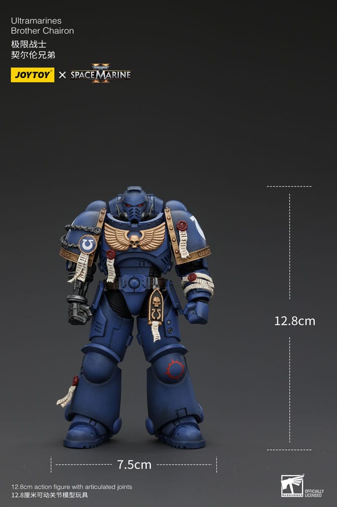 Warhammer 40K Ultramarines Brother Chairon 1/18 Figure by LAB7 Malta, Europe
