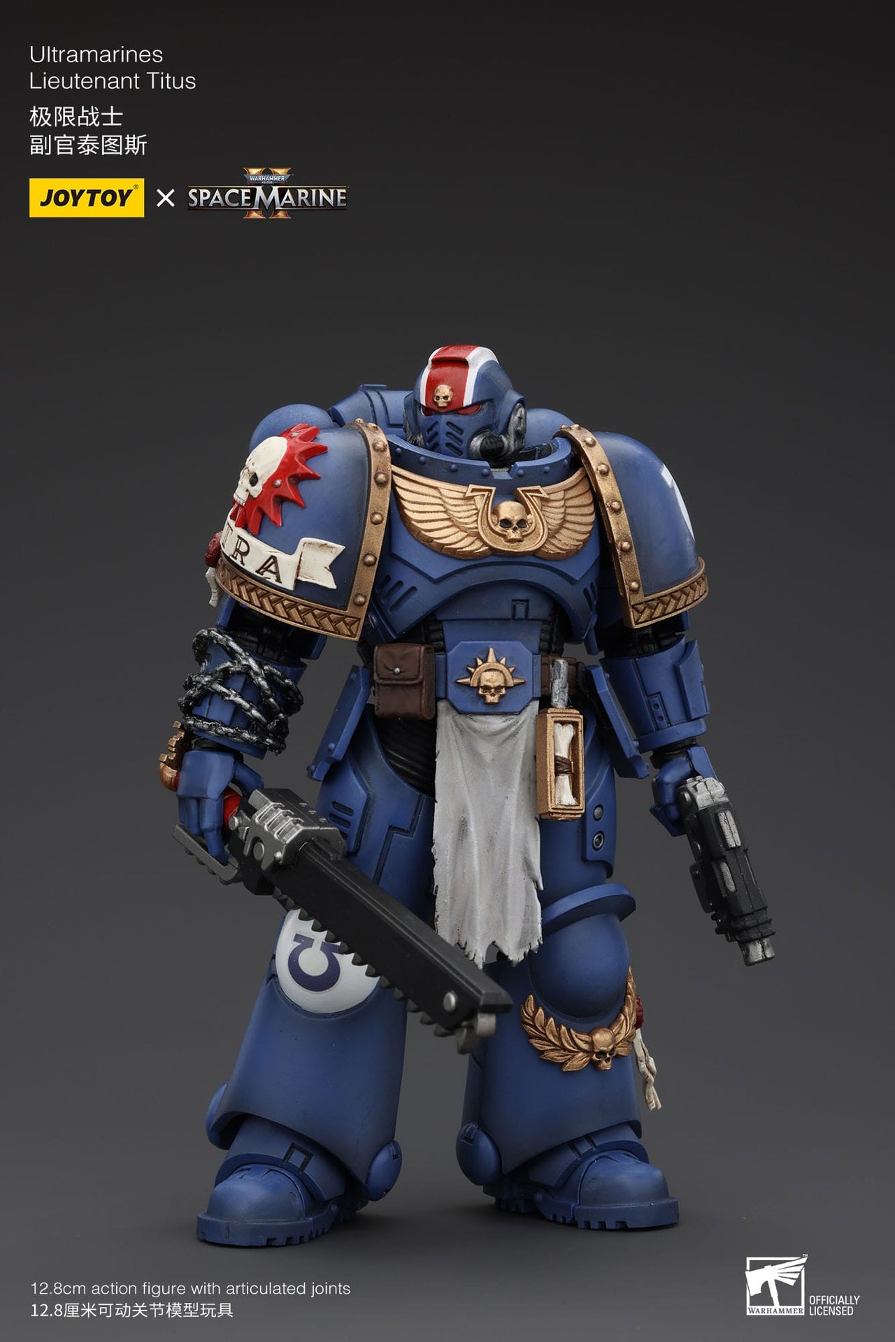Warhammer 40K Ultramarines Lieutenant Titus 1/18 Action Figure by LAB7 Malta, Europe