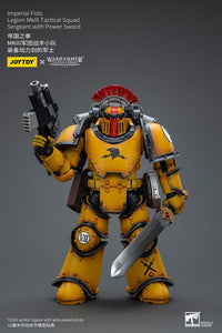 Warhammer The Horus Heresy Action Figure 1/18 Imperial Fists Legion MkIII Tactical Squad Sergeant with Power Sword 12 cm LAB7