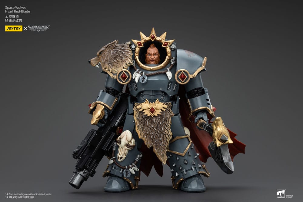 Warhammer The Horus Heresy Action Figure 1/18 Space Wolves Hvarl Red - Blade 14 cm by LAB7 Malta, Europe