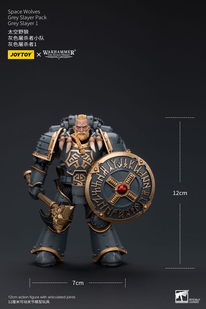 Warhammer The Horus Heresy Space Wolves Grey Slayer 1/18 Figure by LAB7 Malta, Europe