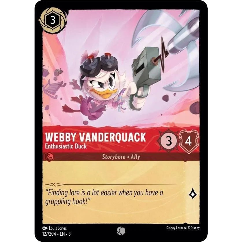 Webby Vanderquack - Enthusiastic Duck (127/204) (Into the Inklands) in Malta | LAB7