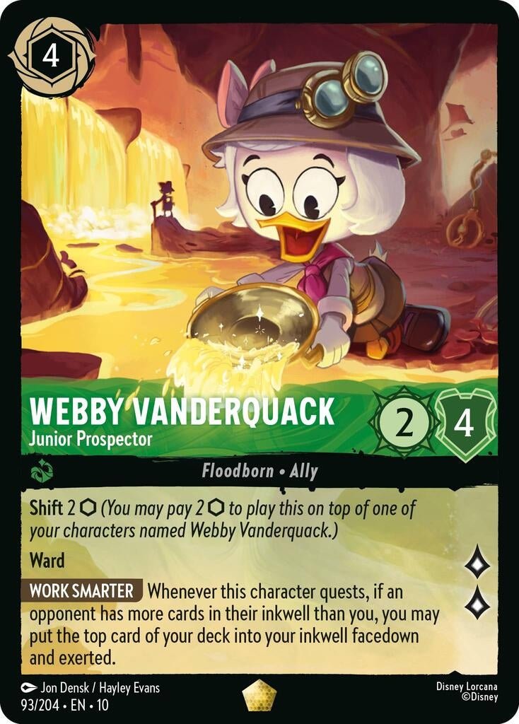 Webby Vanderquack - Junior Prospector (93/204) (Whispers in the Well) in Malta | LAB7