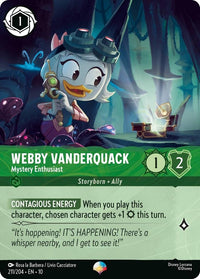 Webby Vanderquack - Mystery Enthusiast (Epic) (211/204) (Whispers in the Well) by LAB7 Malta, Europe