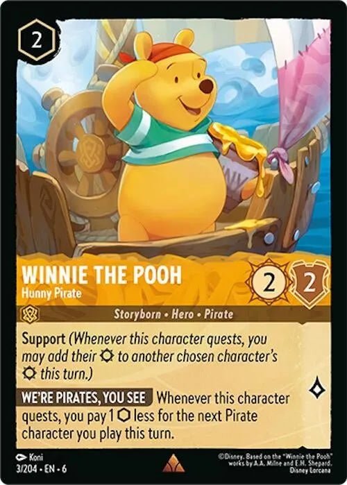Winnie the Pooh - Hunny Pirate (3/204) (Azurite Sea) in Malta | LAB7