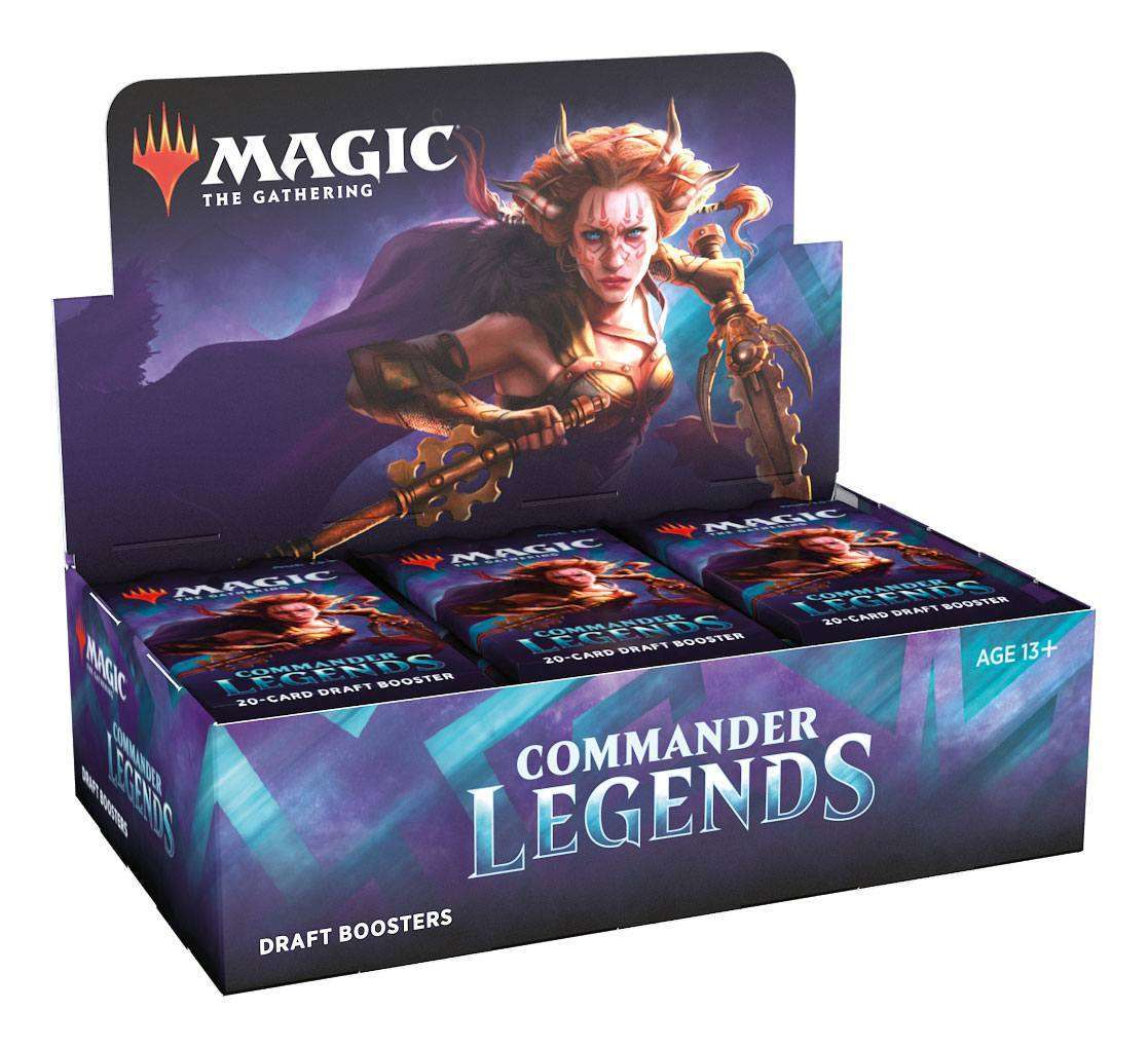 Wizards Of The Coast Magic the Gathering Commander Legends Draft Booster Display (24) by LAB7 Malta, Europe