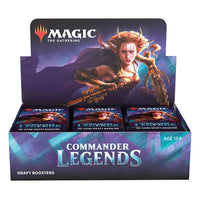 Wizards Of The Coast Magic the Gathering Commander Legends Draft Booster Display (24) by LAB7 Malta, Europe