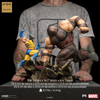 Wolverine vs Juggernaut Art Scale 1/10 Statue EU Exclusive by LAB7 Malta, Europe