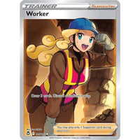 Worker (Full Art) (195/195) (SWSH12: Silver Tempest) in Malta | LAB7