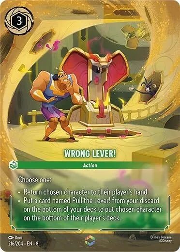 Wrong Lever! (Enchanted) (216/204) (Reign of Jafar) in Malta | LAB7