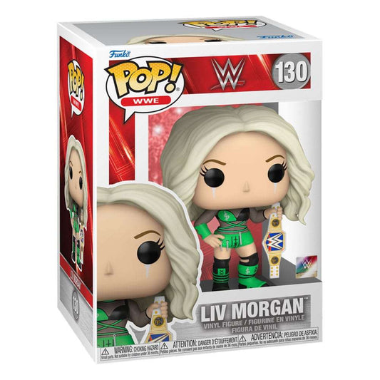 Funko - WWE - Liv Morgan with Belt Pop! Vinyl Figure