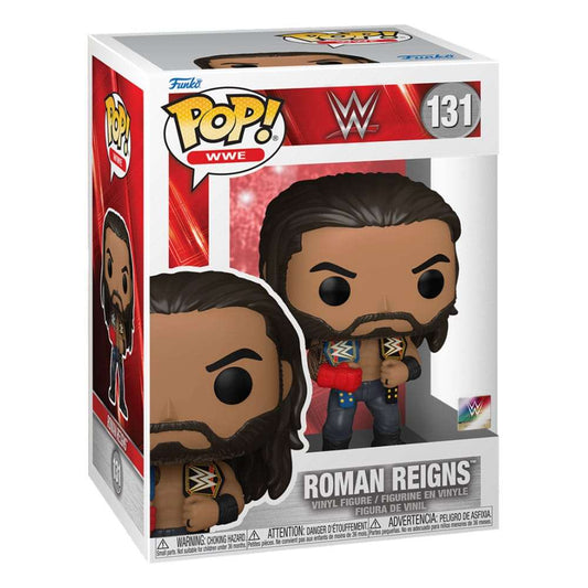 Funko - WWE - Roman Reigns with Two Championship Belts Pop! Vinyl Figure