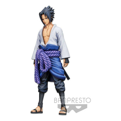 Banpresto Naruto Shippuden Grandista Shinobi Relations Figure Uchiha Sasuke Manga Dimensions 27 cm by LAB7 Malta