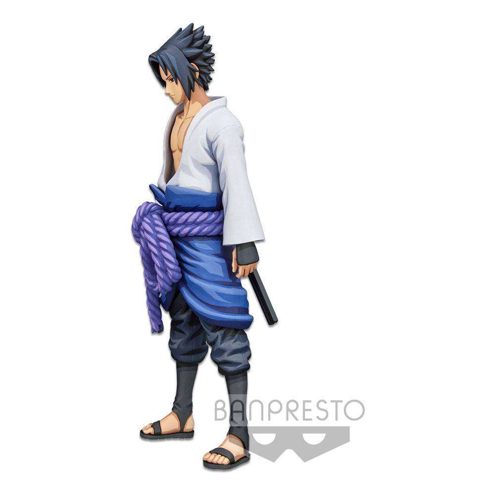 Banpresto Naruto Shippuden Grandista Shinobi Relations Figure Uchiha Sasuke Manga Dimensions 27 cm by LAB7 Malta