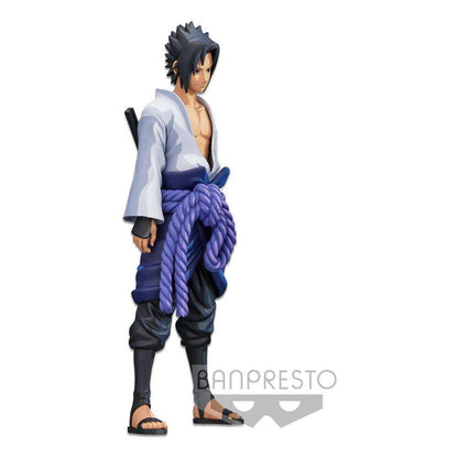 Banpresto Naruto Shippuden Grandista Shinobi Relations Figure Uchiha Sasuke Manga Dimensions 27 cm by LAB7 Malta