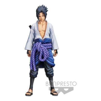 Banpresto Naruto Shippuden Grandista Shinobi Relations Figure Uchiha Sasuke Manga Dimensions 27 cm by LAB7 Malta