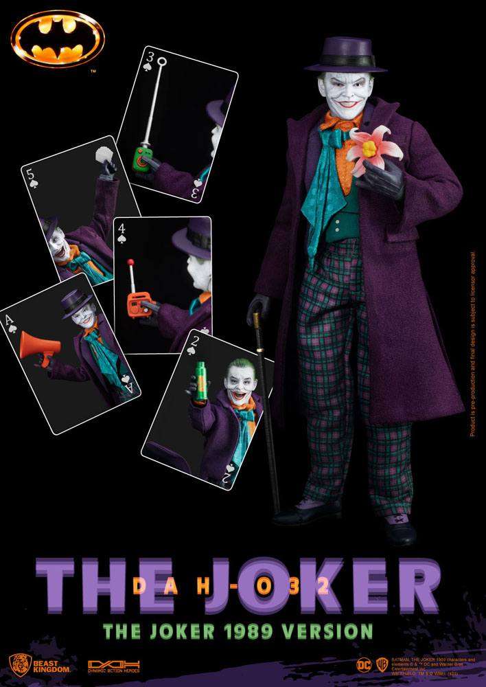 Beast Kingdom Batman 1989 Dynamic 8ction Heroes Action Figure 1/9 The Joker 21 cm