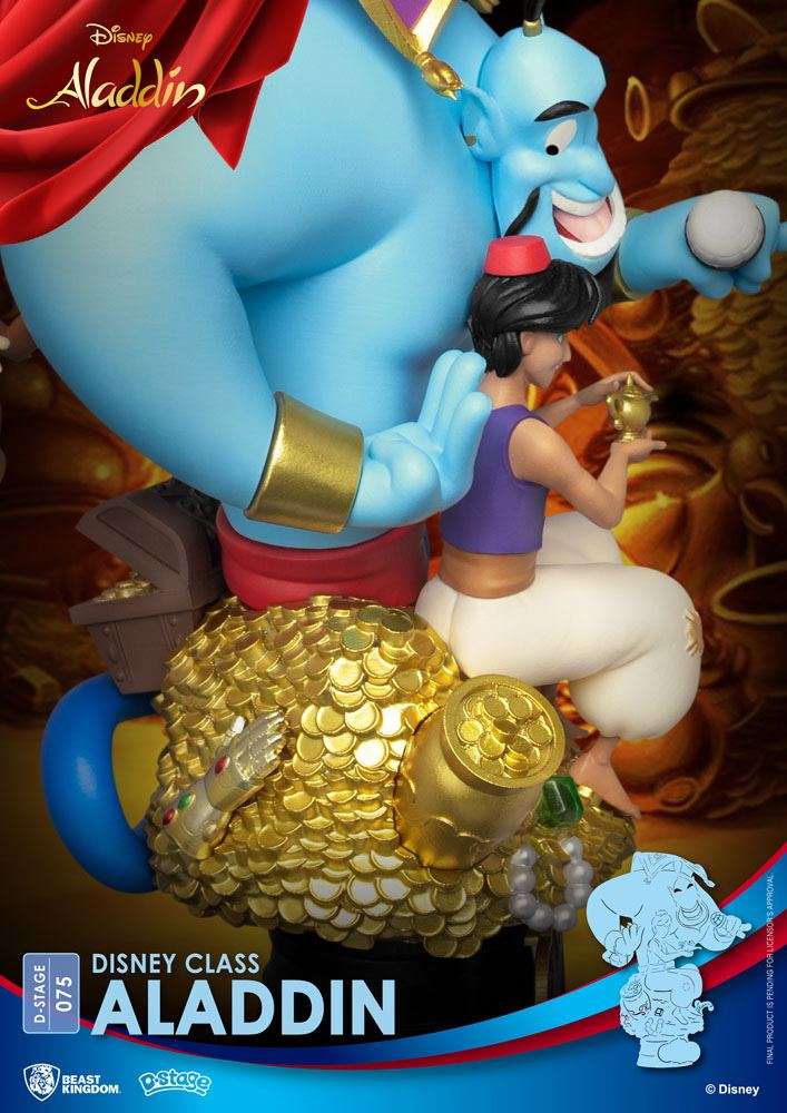 Beast Kingdom Disney Class Series D-Stage PVC Diorama Aladdin 15 cm by LAB7 Malta