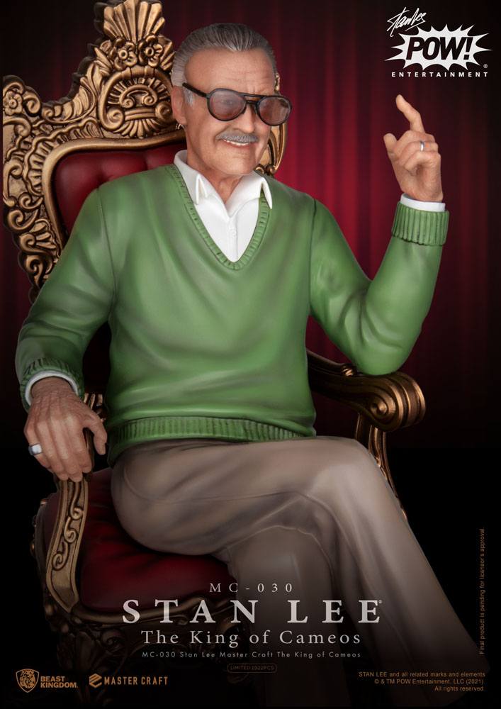 Beast Kingdom Stan Lee Master Craft Statue The King of Cameos 33 cm by LAB7 Malta