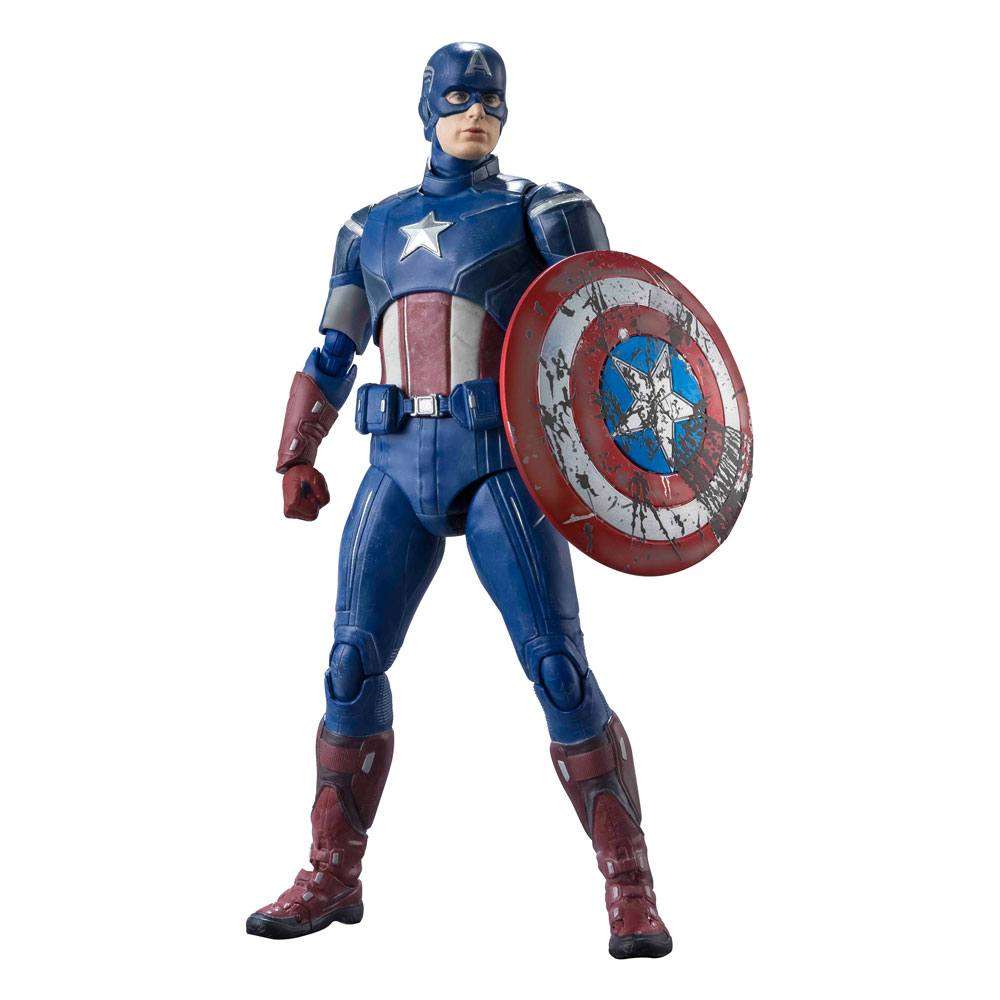 Tamashii Nations Avengers S.H. Figuarts Action Figure Captain America (Avengers Assemble Edition) 15 cm by LAB7 Malta