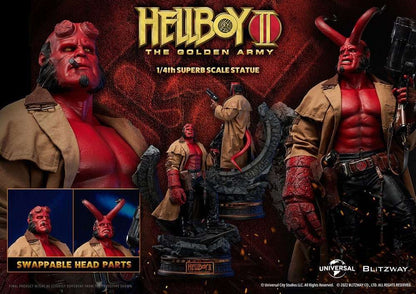 Blitzway Hellboy II: The Golden Army Superb Statue 1/4 Hellboy 70 cm by LAB7 Malta