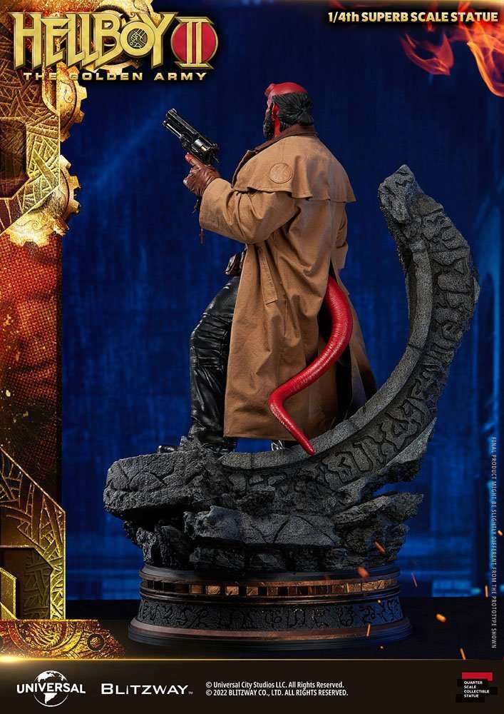 Blitzway Hellboy II: The Golden Army Superb Statue 1/4 Hellboy 70 cm by LAB7 Malta