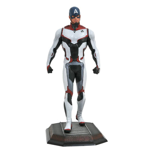 Avengers Endgame Marvel Movie Gallery PVC Statue Team Suit Captain America Exclusive 23 cm