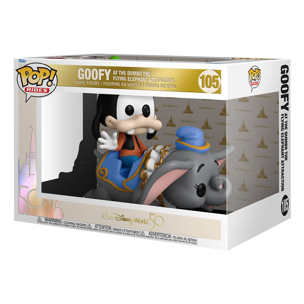 Funko POP! Walt Disney World: 50th Anniversary - Goofy with Dumbo The Flying Elephant Attraction Pop! Rides #105 by LAB7 Malta