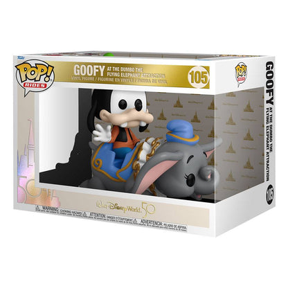 Funko POP! Walt Disney World: 50th Anniversary - Goofy with Dumbo The Flying Elephant Attraction Pop! Rides #105 by LAB7 Malta