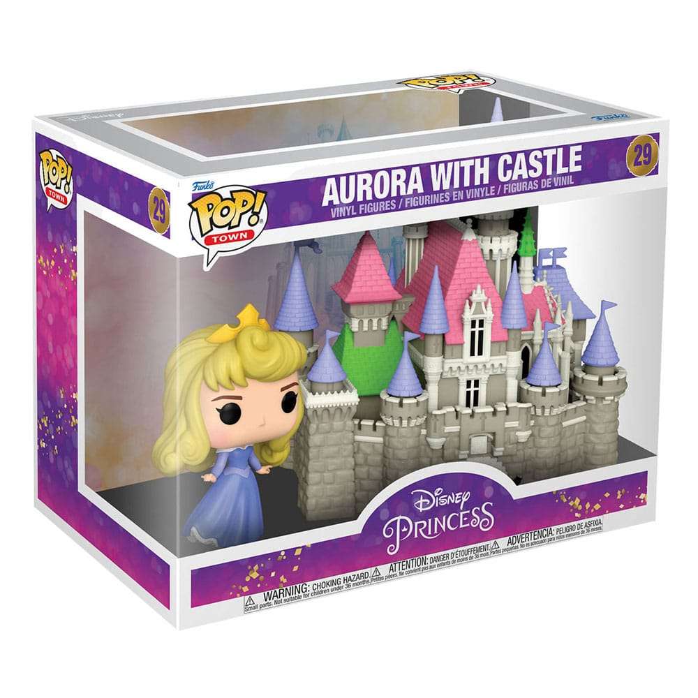 Funko POP! Disney: Ultimate Princess POP! Town Vinyl Figure Aurora & Castle (Sleeping Beauty) 9 cm by LAB7 Malta