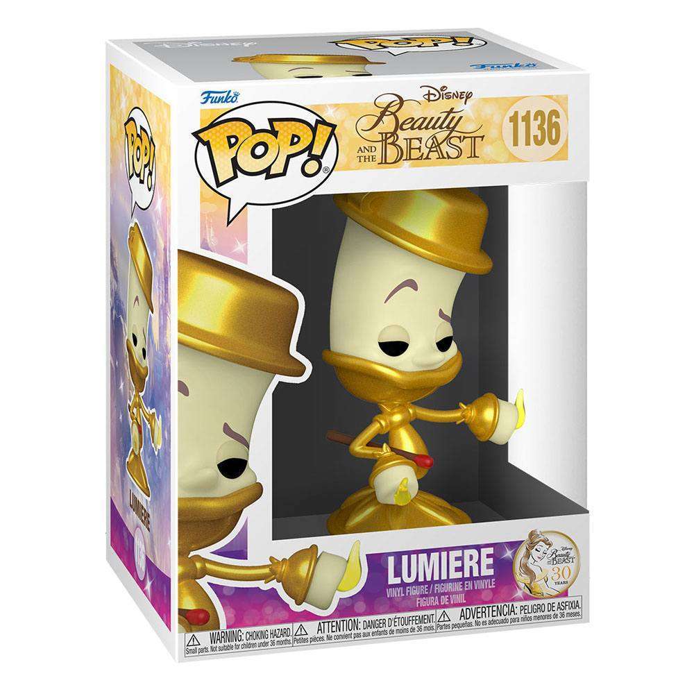 Funko Pop Beauty and the Beast - Lumiere 30th Anniversary #1136 by LAB7 Malta