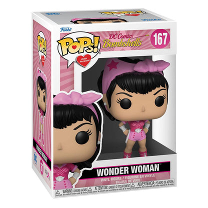 Funko POP! DC Bombshells - Wonder Woman Breast Cancer Awareness Pop! #167 by LAB7 Malta