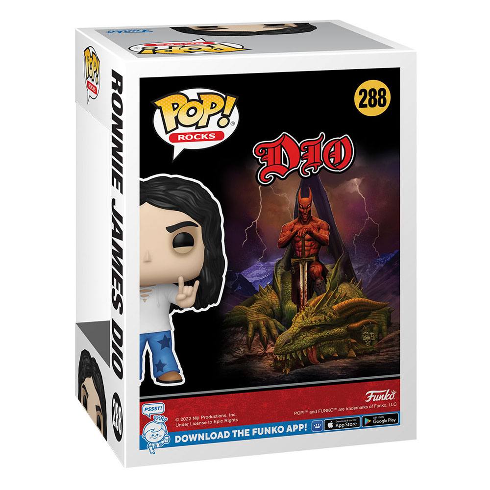 Funko POP! Ronnie James Dio POP! Rocks Vinyl Figure #288 by LAB7 Malta