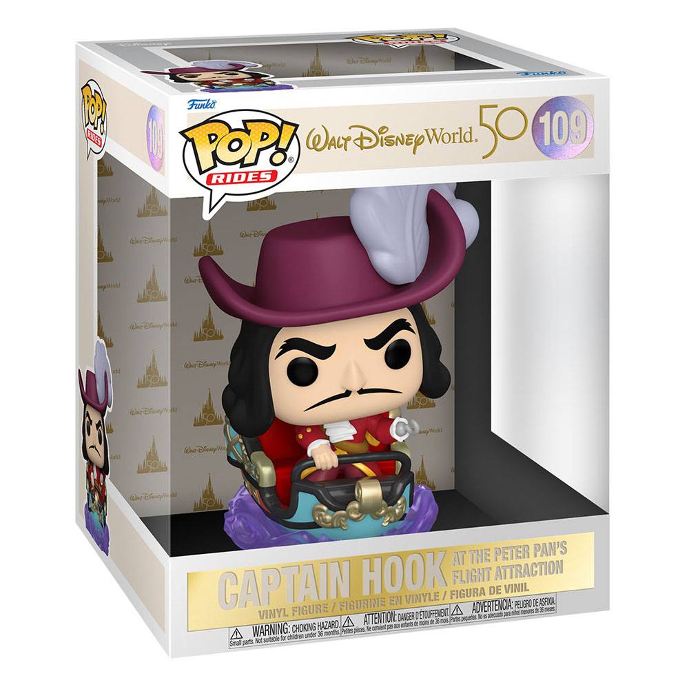 Funko POP! Captain Hook on Peter Pan’s Flight Attraction 50th Anniversary Pop! #109 by LAB7 Malta