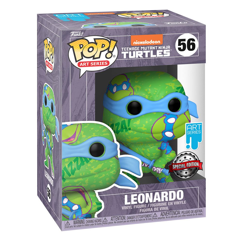 Funko POP! TMNT II: The Secret of the Ooze - Leonardo Artist Series Pop! #56 by LAB7 Malta