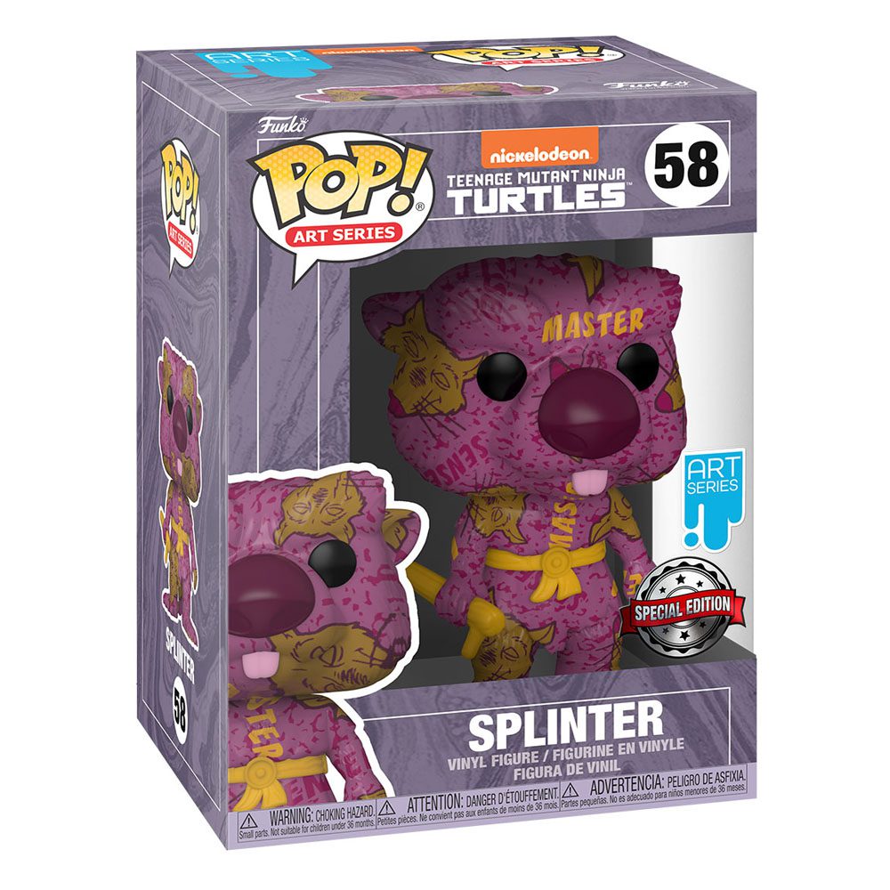 Funko POP! TMNT II: The Secret of the Ooze - Splinter Artist Series Pop! #58 by LAB7 Malta