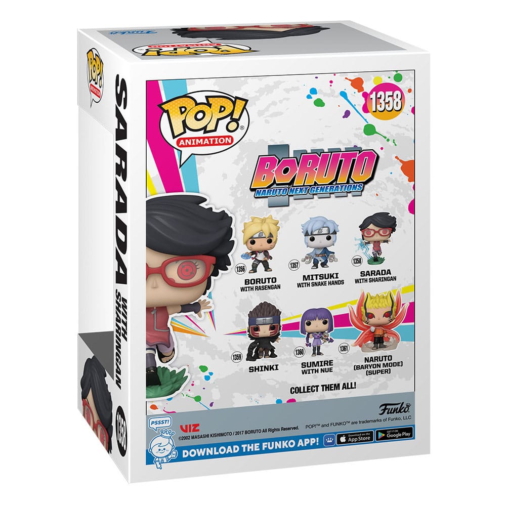 Funko POP! Boruto - Naruto Next Generations POP! Television Sarada w/Sharingan by LAB7 Malta