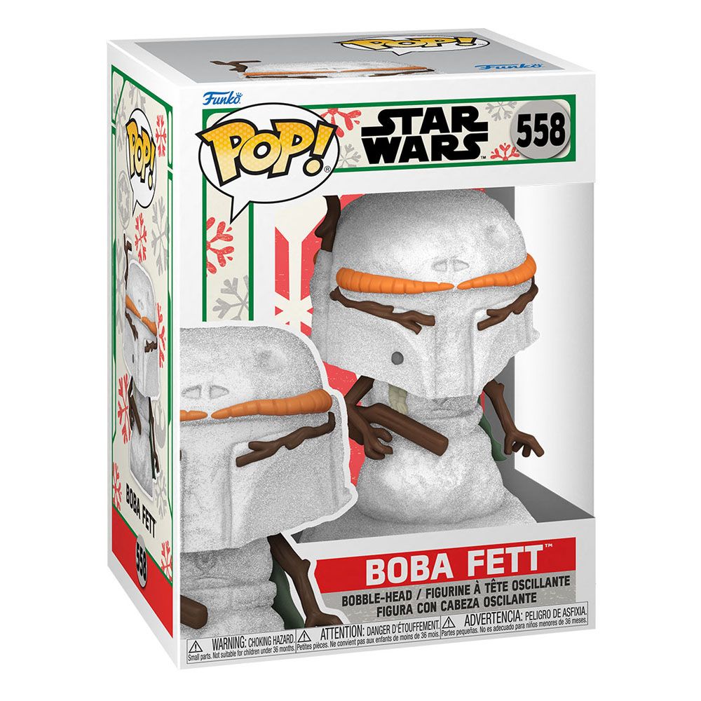 Funko POP! Star Wars: Holiday - Boba Fett Snowman Pop! #558 by LAB7 Malta