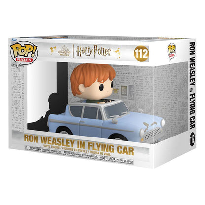 Funko POP! Harry Potter - Ron Weasley in Flying Car Pop! Rides Vinyl Figure #112 by LAB7 Malta