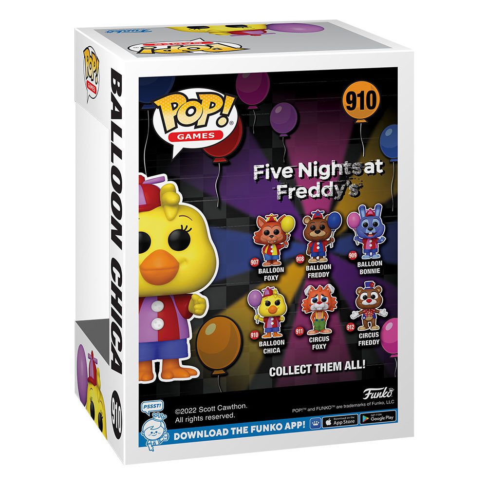 Funko POP! Five Nights at Freddy's Security Breach Balloon Chica #910 by LAB7 Malta