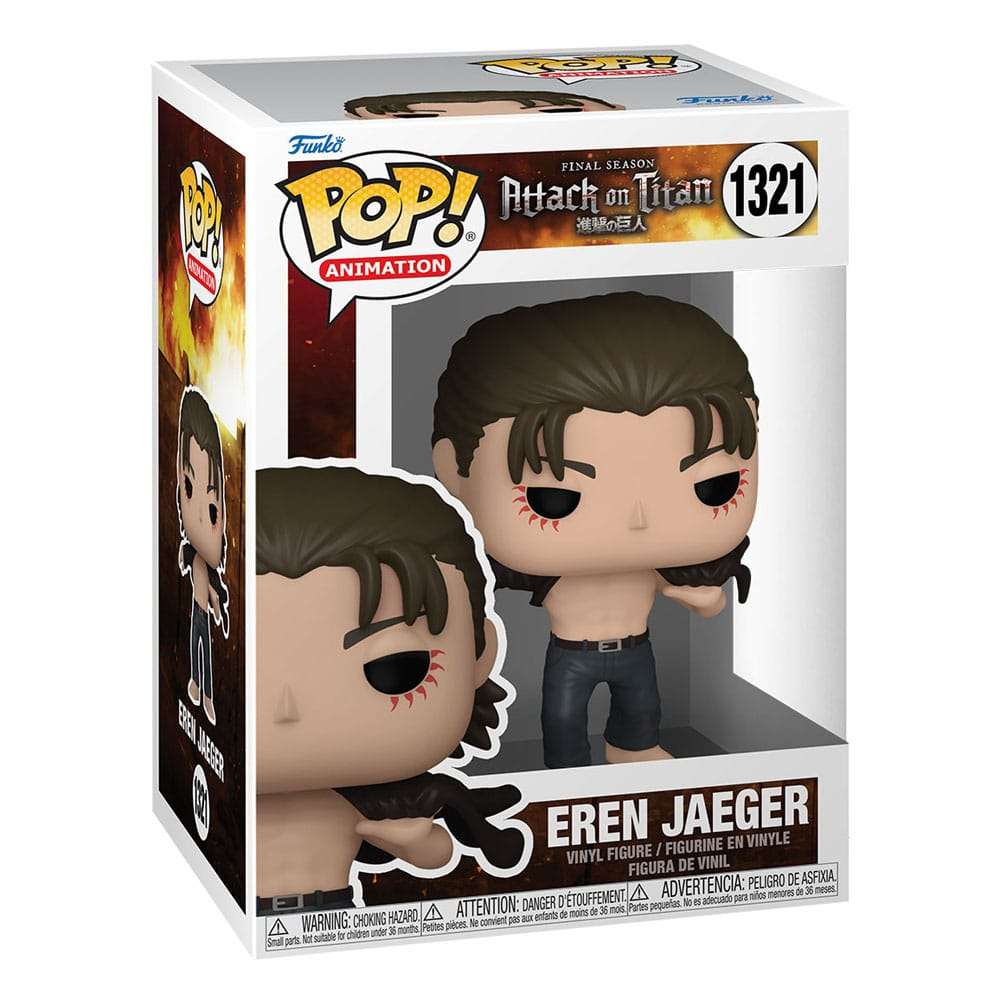 Funko POP! Attack on Titan POP! Animation Vinyl Figure Eren Jeager 9 cm by LAB7 Malta