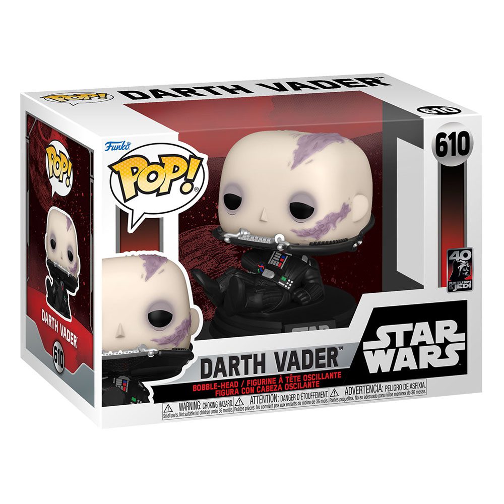 Funko POP! Star Wars Return of the Jedi 40th Anniversary POP! Vinyl Figure Vader (Unmasked) #610 by LAB7 Malta