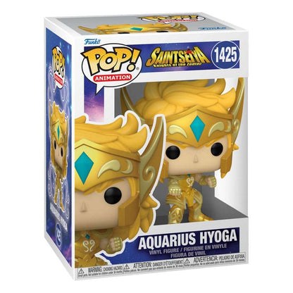 Funko POP! Saint Seiya: Knights of the Zodiac - Aquarius Hyoga in Gold Suit Pop! Vinyl Figure by LAB7 Malta