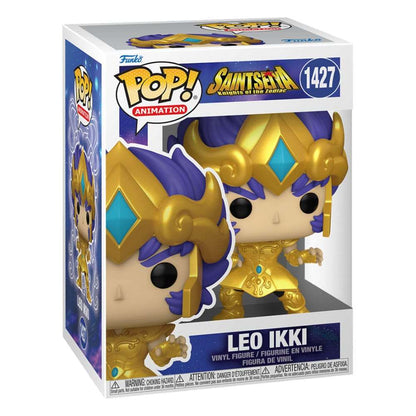 Funko POP! Saint Seiya: Knights of the Zodiac - Leo Ikki in Gold Suit Pop! Vinyl Figure by LAB7 Malta